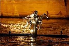 Winged horse at the opening ceremony of Paris Olympic Games powered by Transfluid electric motor