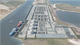 RIO Grande LNG project rendering