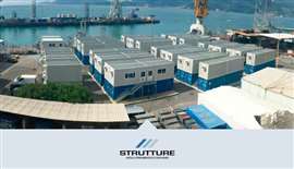 A photo of modular buildings from Strutture SRL