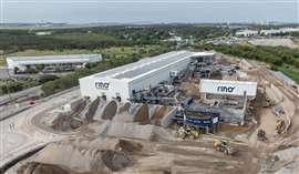 Rino Recycling's new wet and dry processing plant near Brisbane, Australia