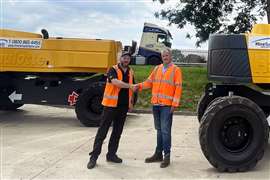 Haulotte big booms delivery to the UK